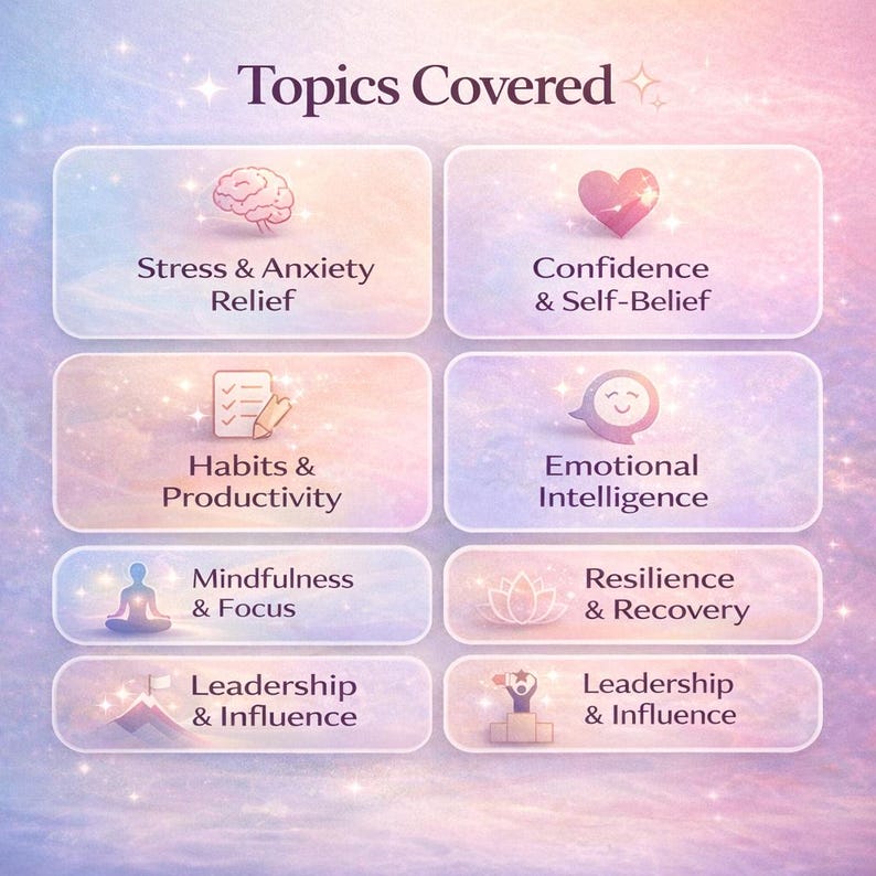 170+ Self-Help and Psychology eBooks PLR MRR Bundle | Mental Wellness, Mindset and Personal Growth Guides | Instant Digital Download
