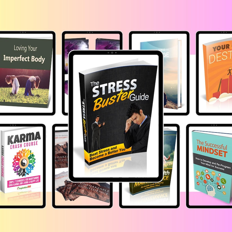 170+ Self-Help and Psychology eBooks PLR MRR Bundle | Mental Wellness, Mindset and Personal Growth Guides | Instant Digital Download