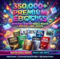 350,000+ Resellable eBooks | PLR & MRR Bundle